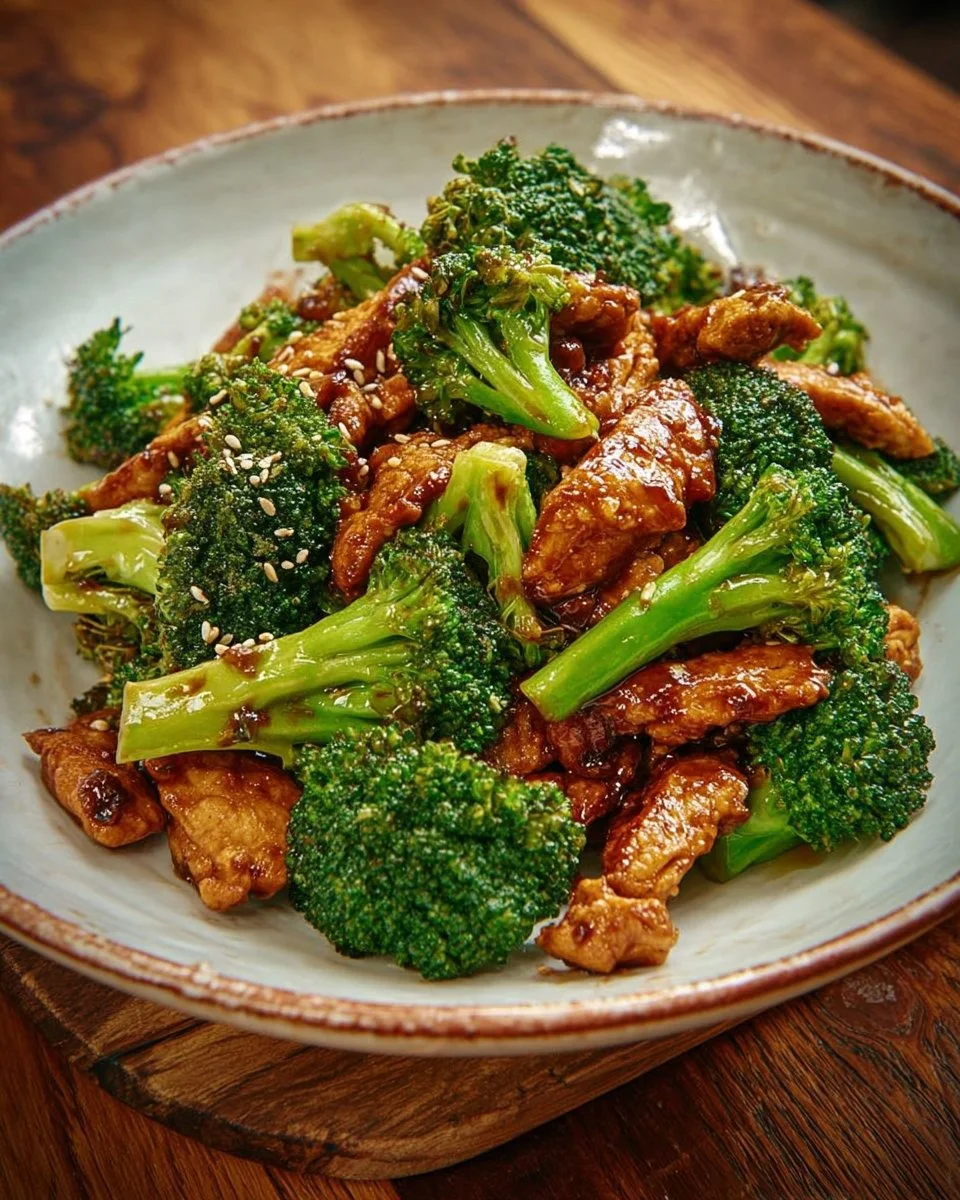 Recette de poulet sauté au brocoli - un plat délicieux et rapide à préparer.