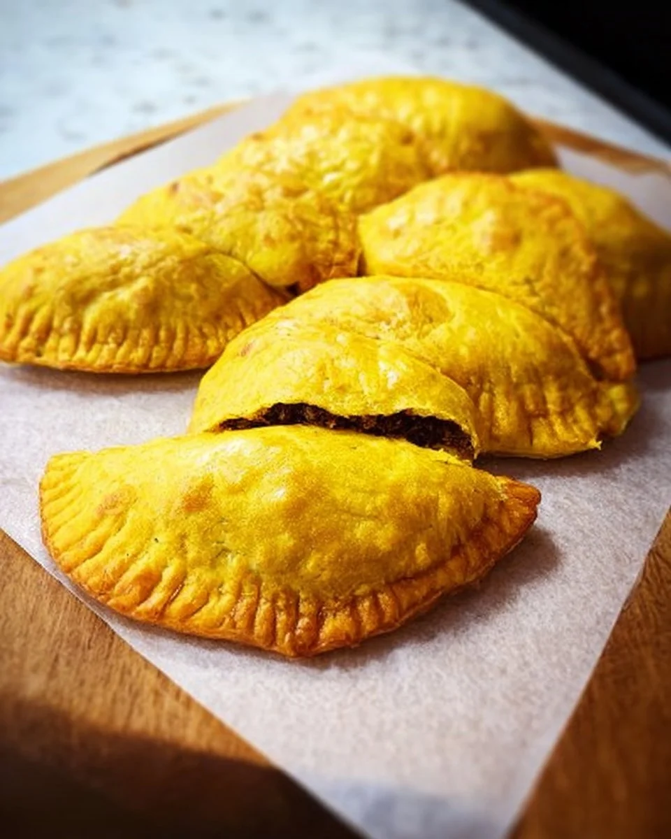 Recette authentique de Jamaican patty avec des patties de boeuf feuilletés
