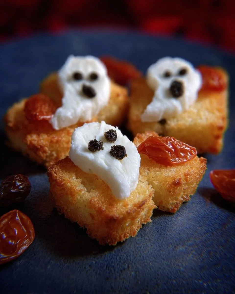 Croûtons fantômes pour rehausser les plats avec une touche originale.