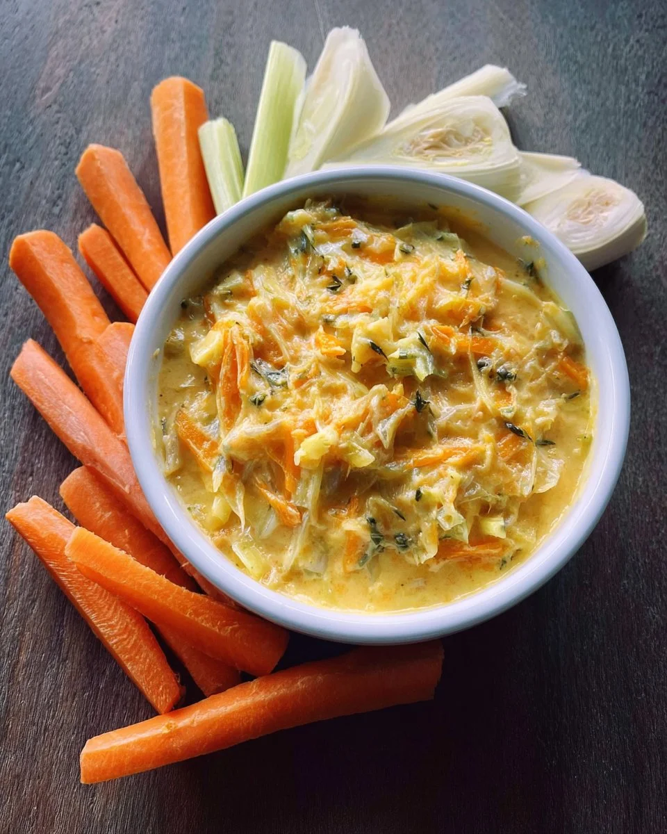 Fondue de poireaux et carottes savoureuse et réconfortante