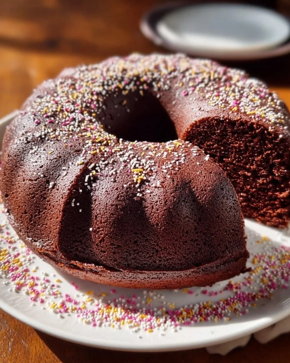 Photo d'un gâteau au chocolat moelleux, riche et fondant, prêt à être dégusté.