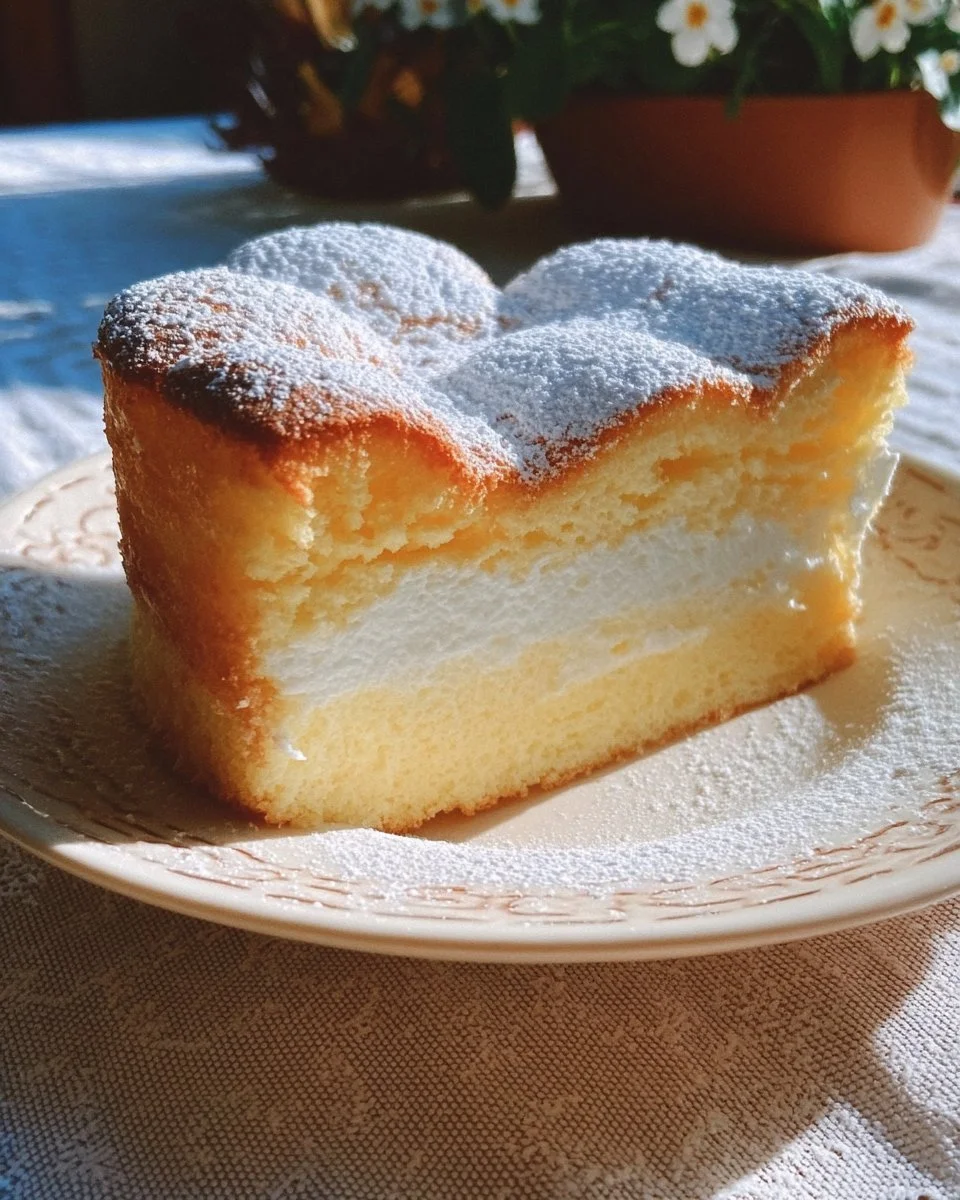 Gâteau Nuage de Grand-Mère, un dessert léger et moelleux au goût délicat