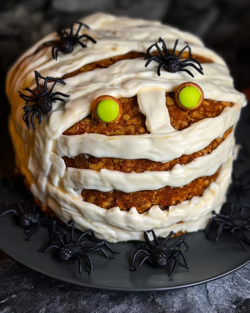 Gâteaux à la citrouille festifs pour Halloween, décorés et savoureux.