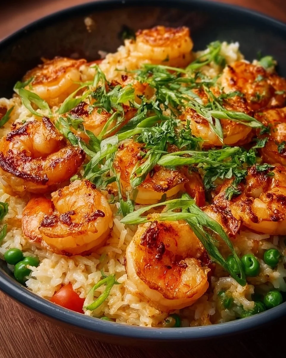 Poêlée de riz aux crevettes, recette facile et rapide pour le dîner