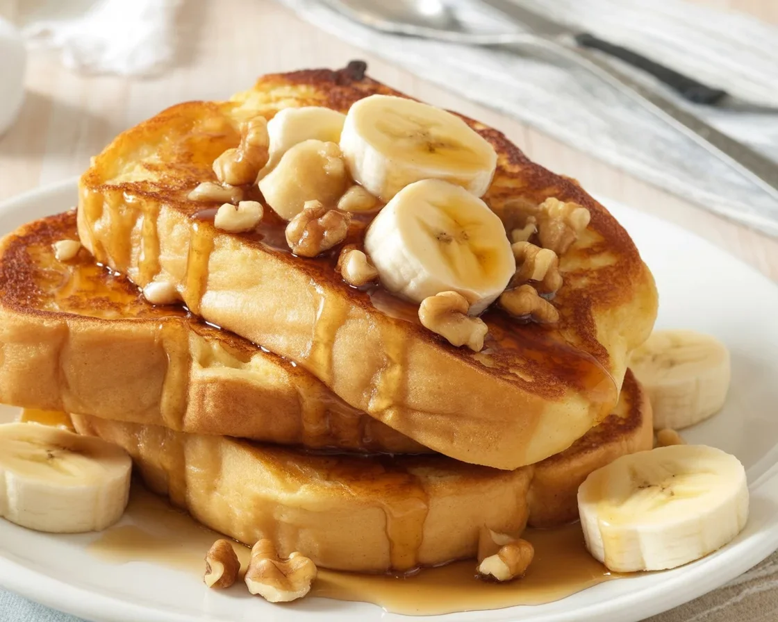 Recette de pain perdu traditionnel avec œufs et lait à cuire à la poêle ou au four.