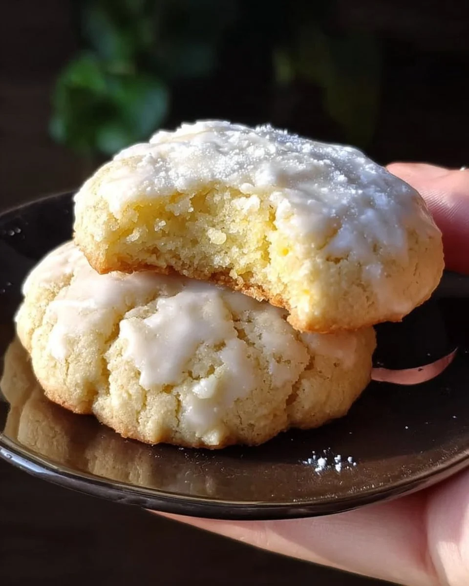 Biscuits au citron moelleux et fondants, délicieux et parfaits pour le goûter.