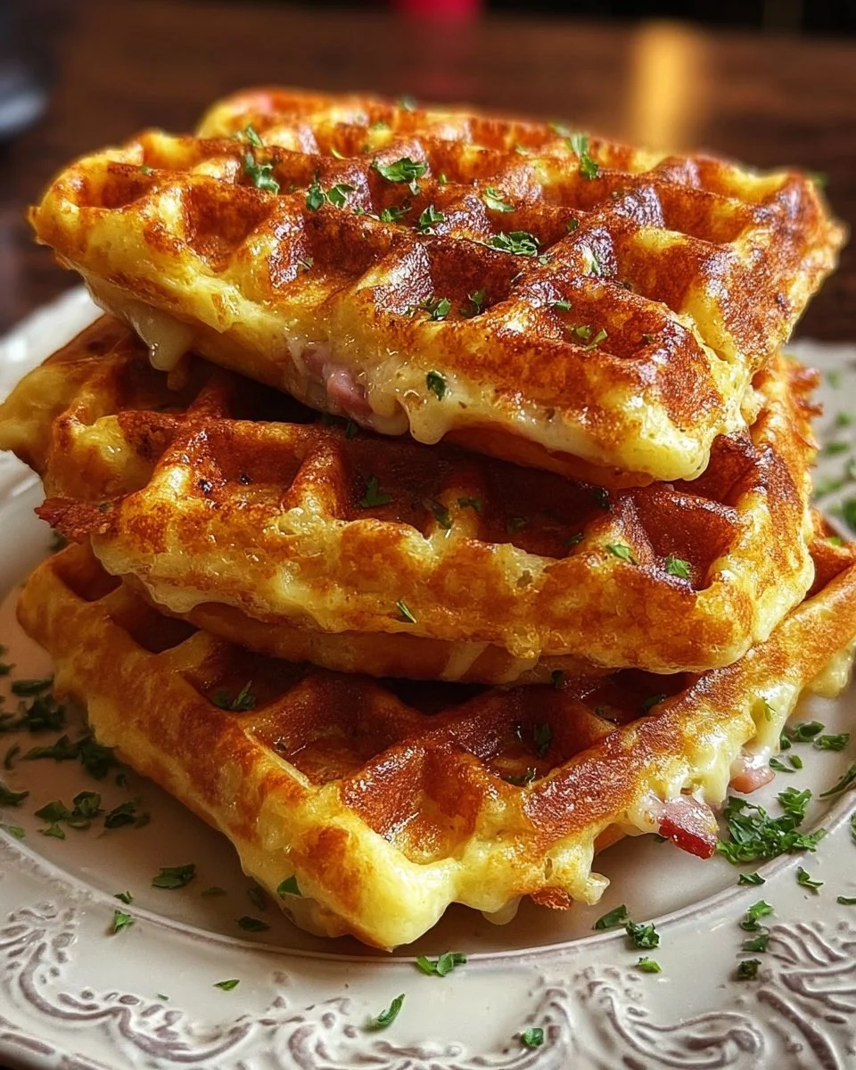 Recettes de gaufres salées savoureuses et originales pour tous les goûts.