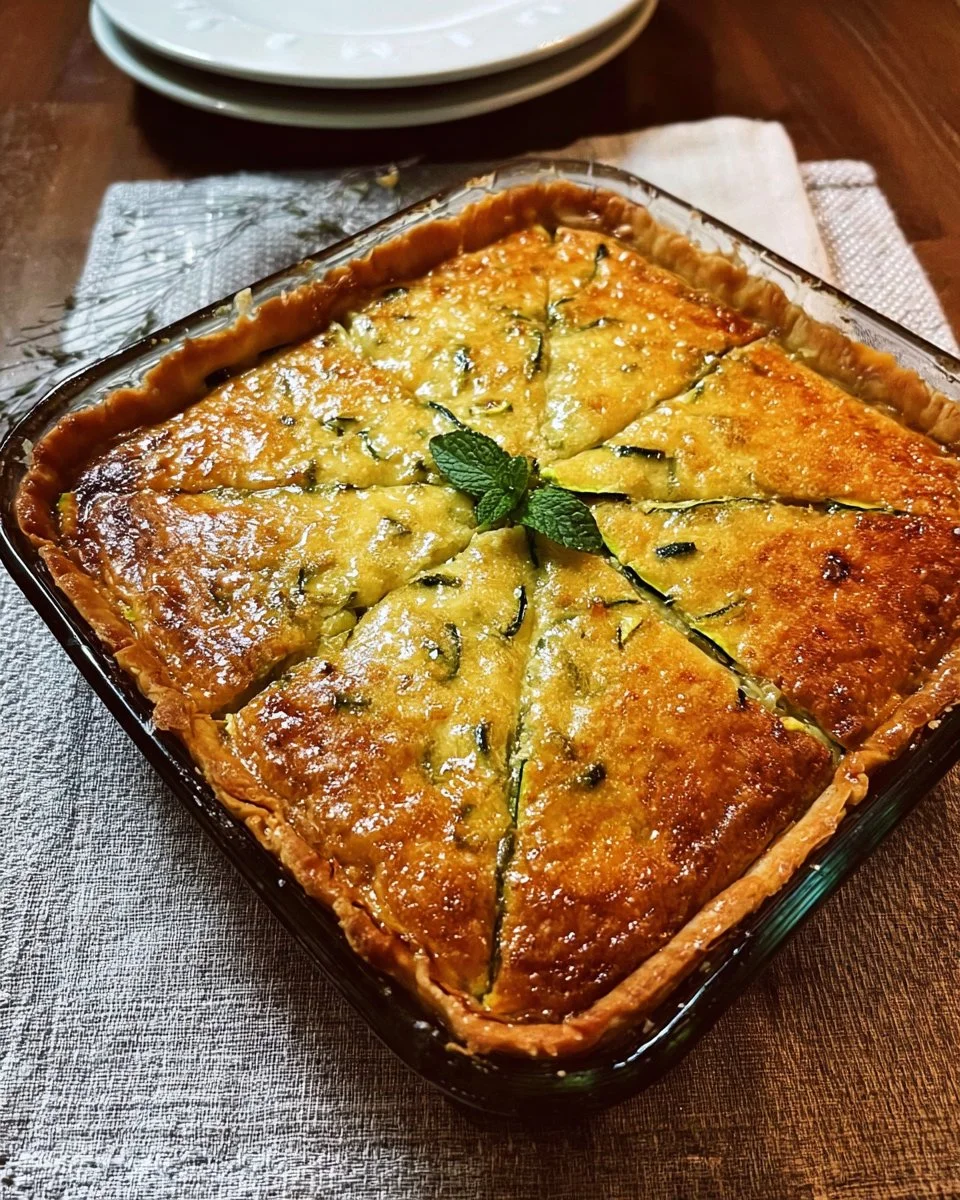 Kolokithopita - tarte grecque aux courgettes délicieuse et saine