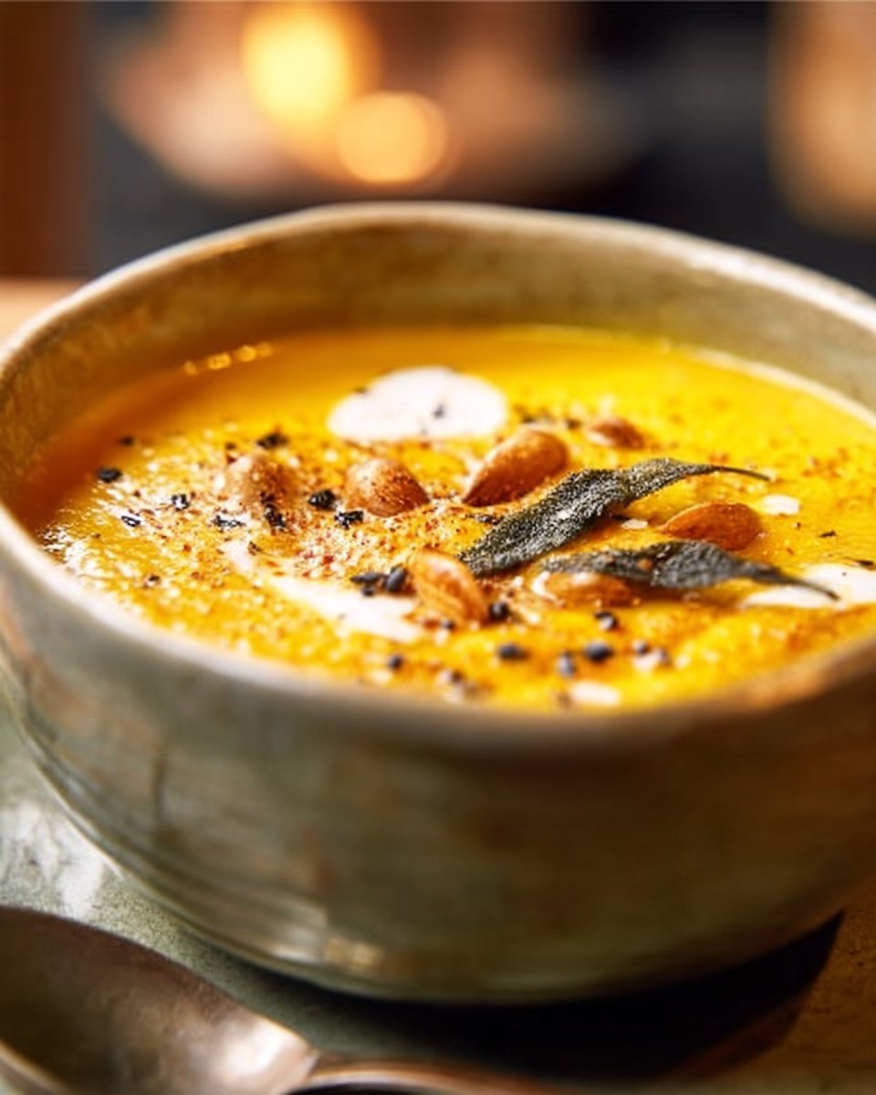 Velouté de courge butternut et carottes