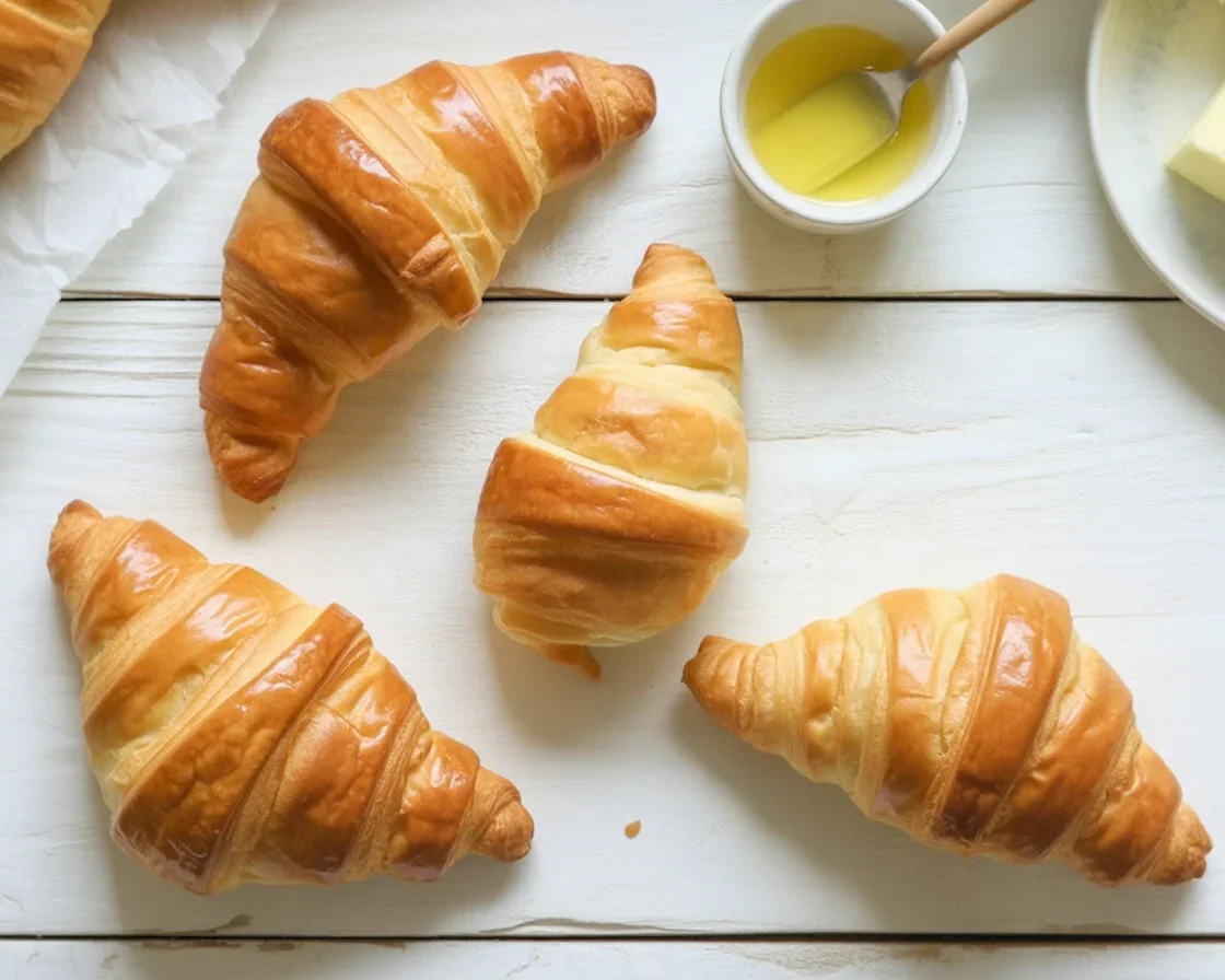 Recette rapide de croissants maison chauds et moelleux à déguster au petit-déjeuner