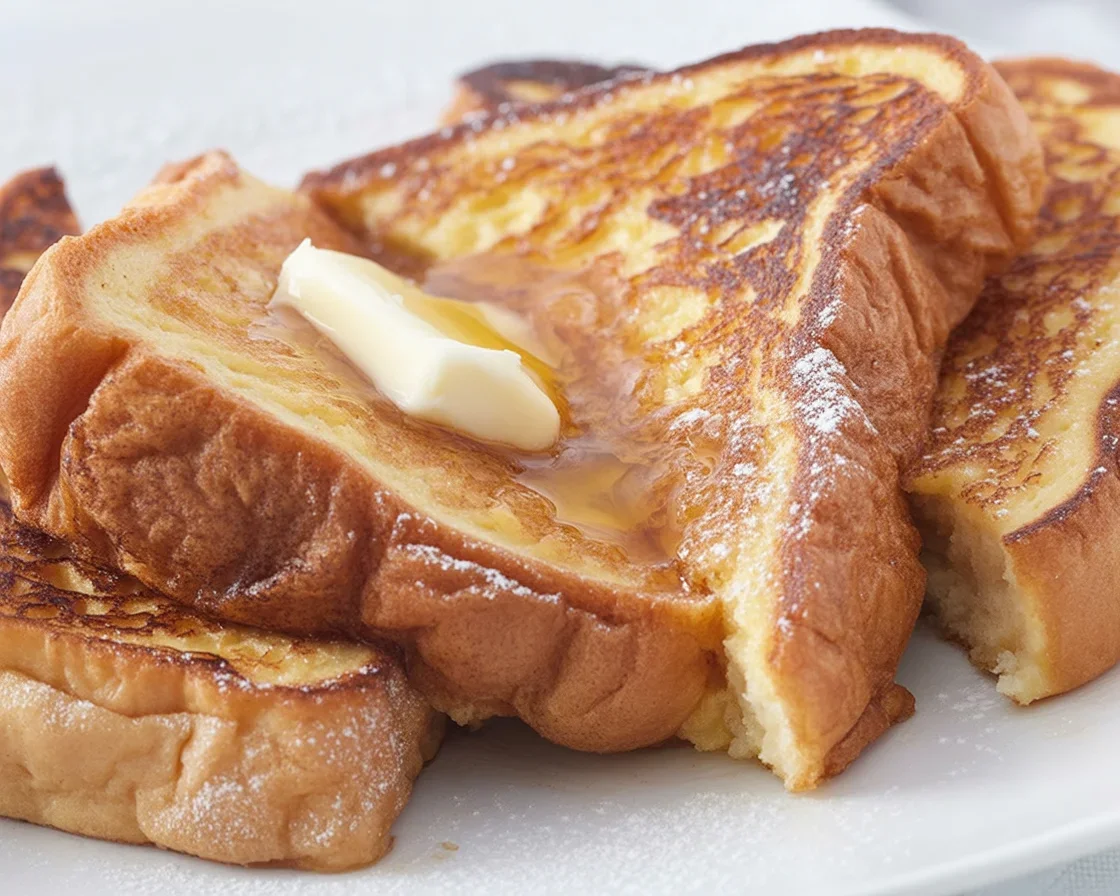 Recette de pain perdu pour un brunch savoureux avec pain rassis et sirop d'érable.