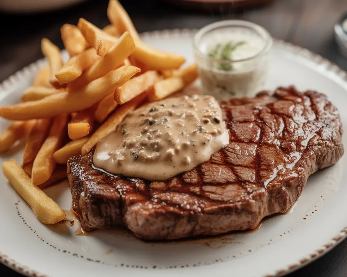 Recette steak frites avec steak juteux et frites croustillantes