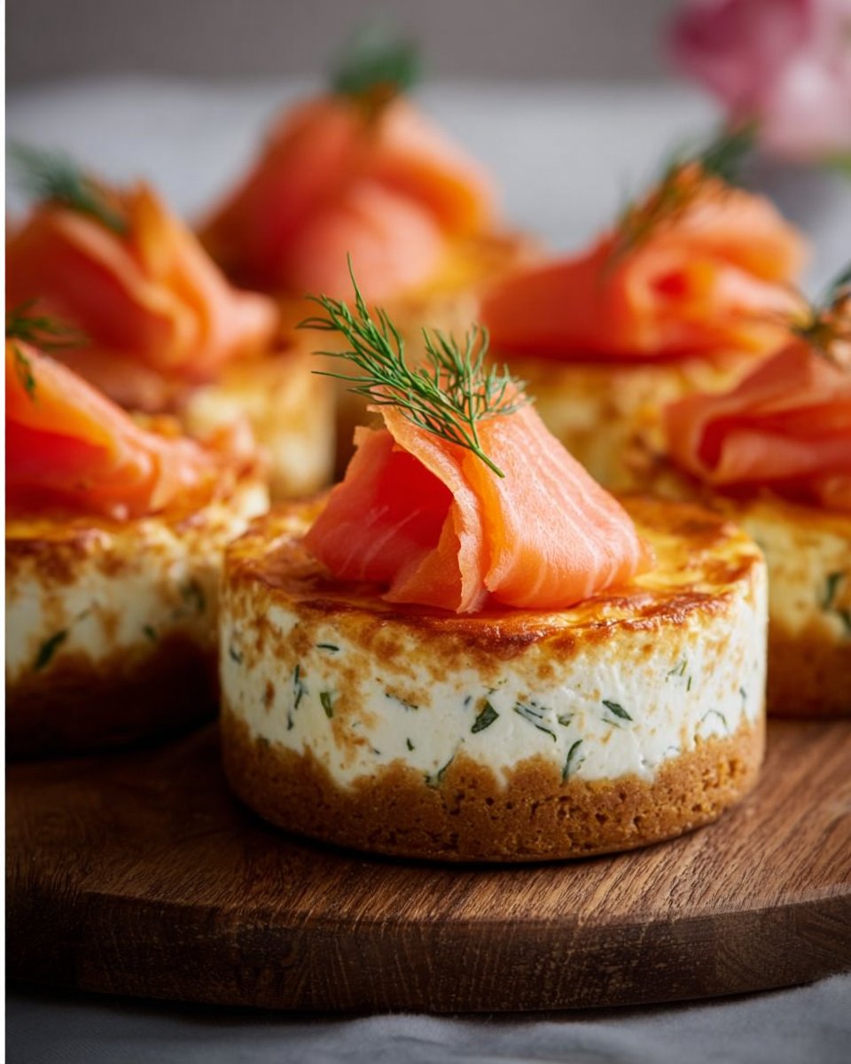 Cheesecake salé au saumon fumé