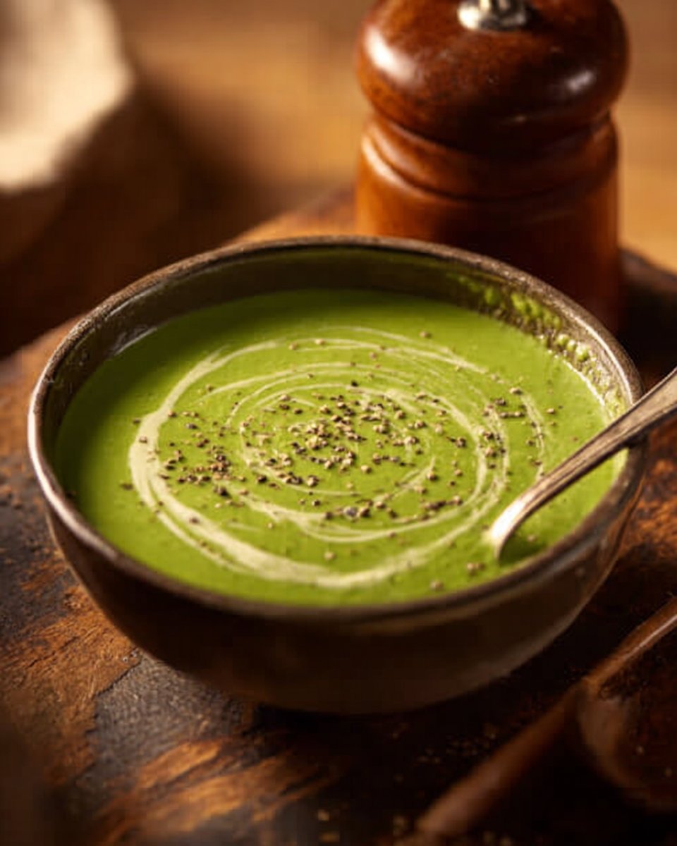 Velouté aux fanes de radis