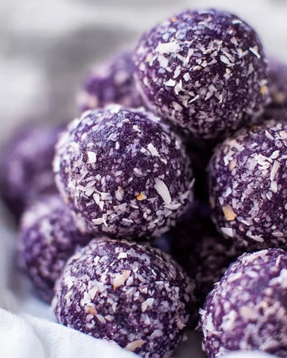 Boules d'énergie aux bleuets