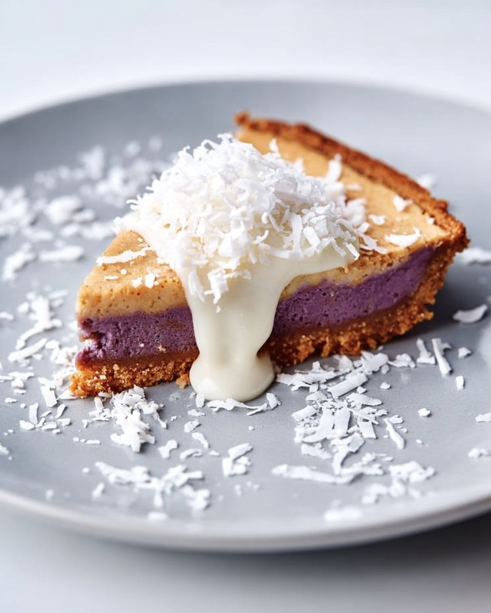 Tarte Patate douce violette & Coco (VÉGÉTALEN)