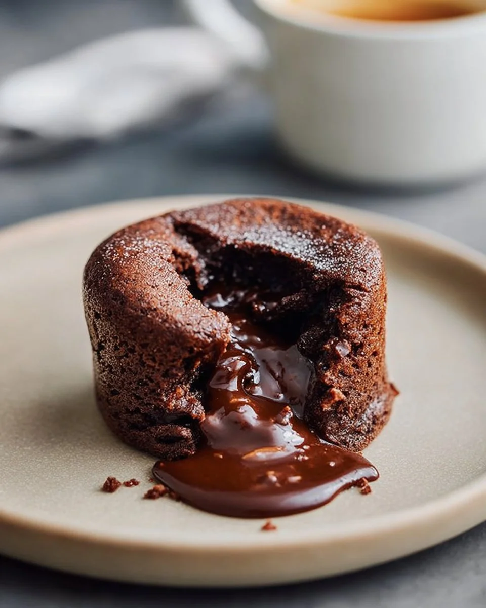 Brownies fondants au dulce de leche cuits dans une friteuse à air chaud