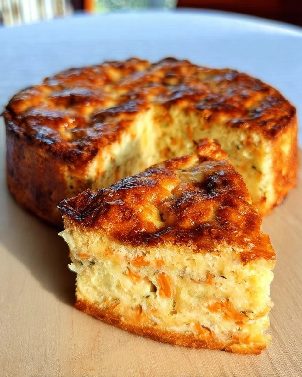Image d'un Cake Salé fait maison, parfait pour les apéritifs et les repas faciles.