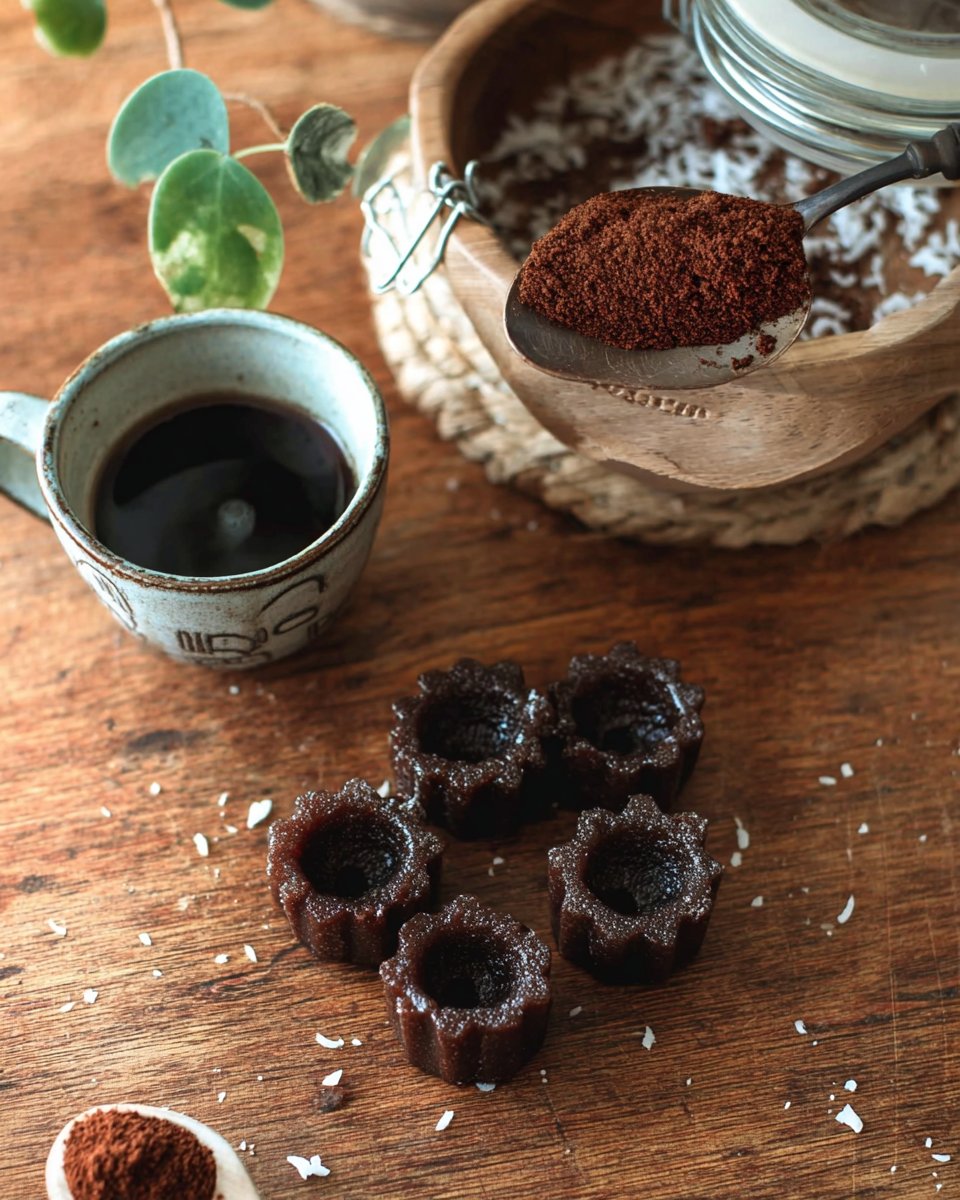 Gommage maison café et coco