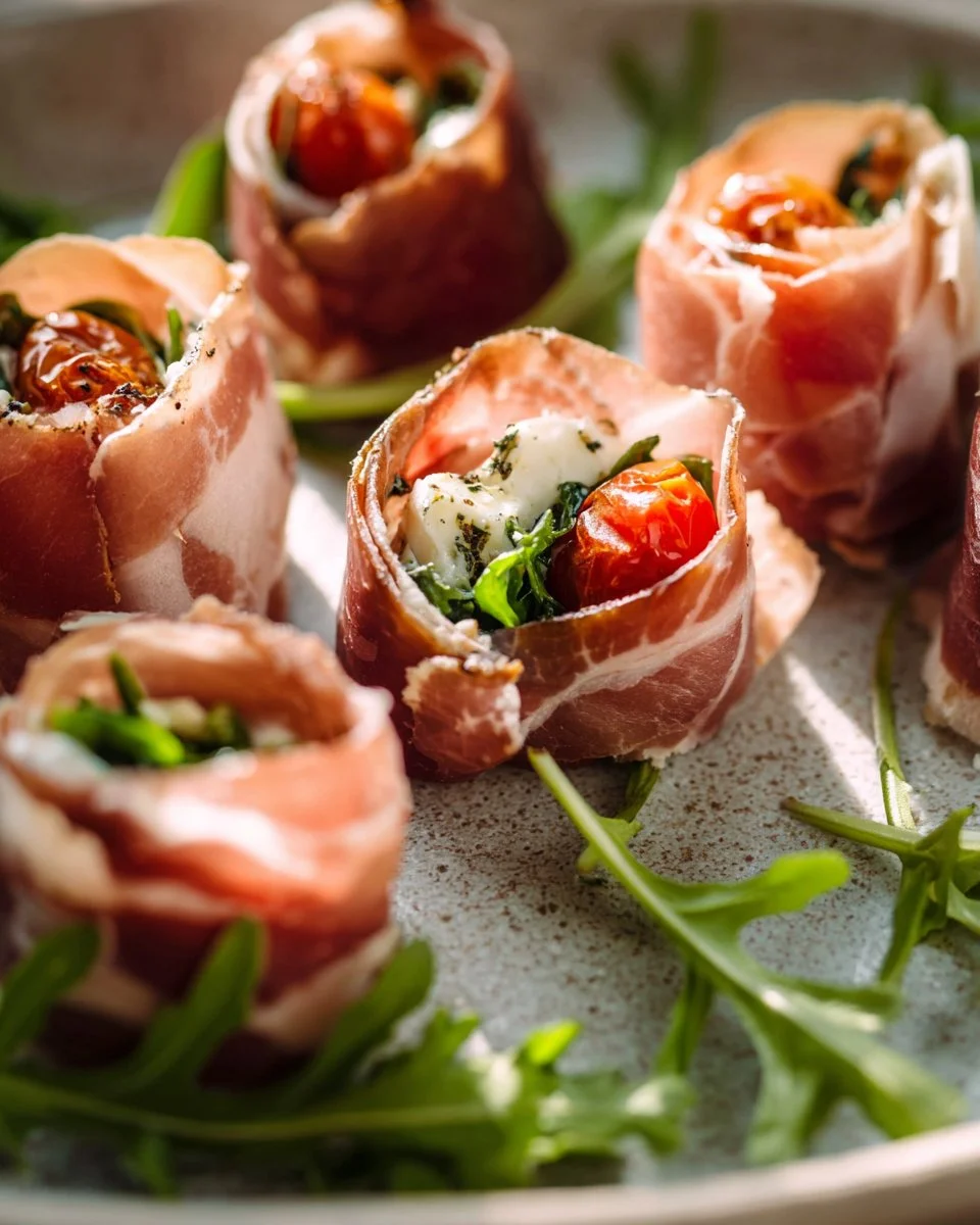 Roulés italiens inspirés des sushis, colorés et appétissants, présentés sur une assiette.