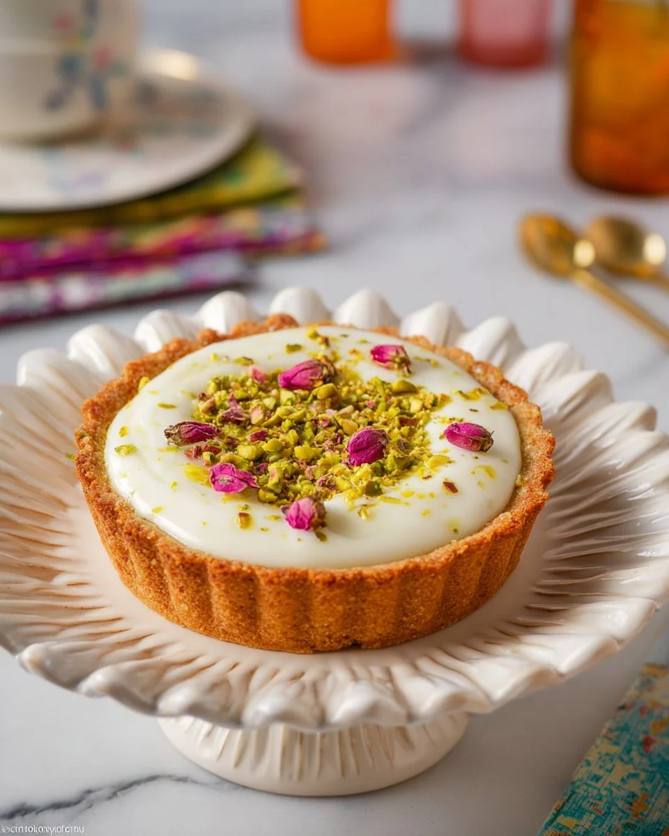Basboussa moelleuse avec crème et lait concentré sucré, dessert délicieux