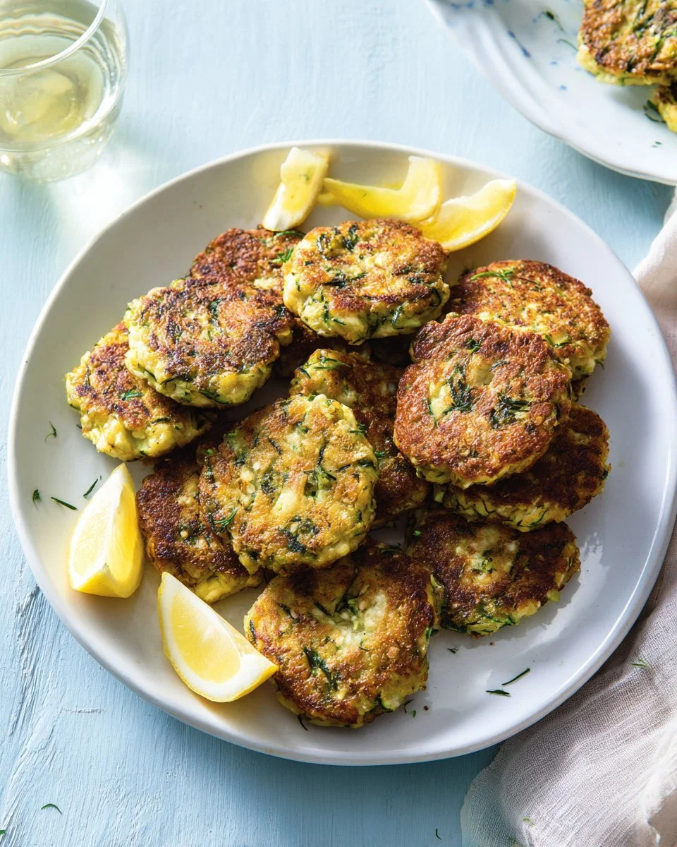 Beignets de courgette à la menthe