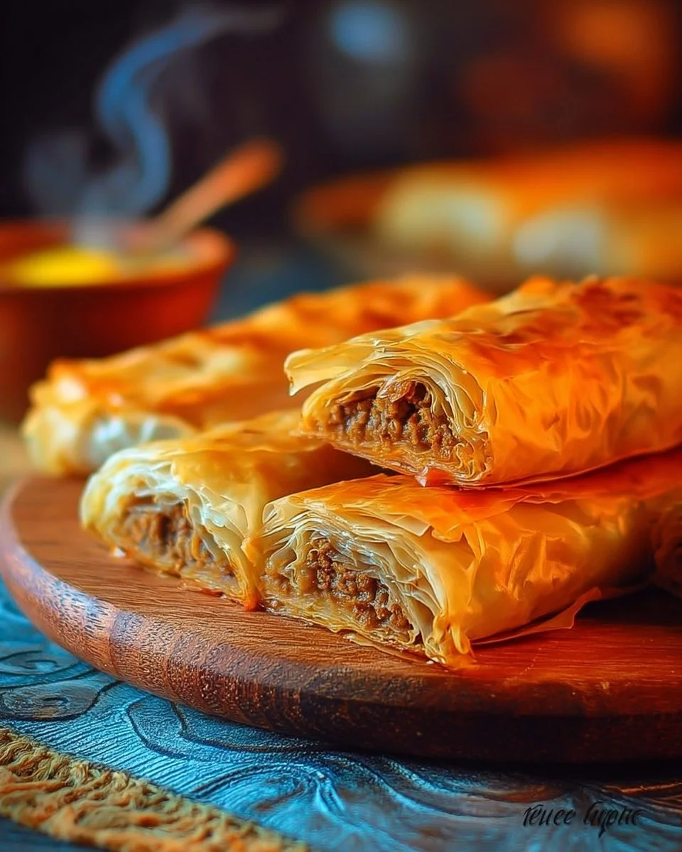 Börek à la viande hachée