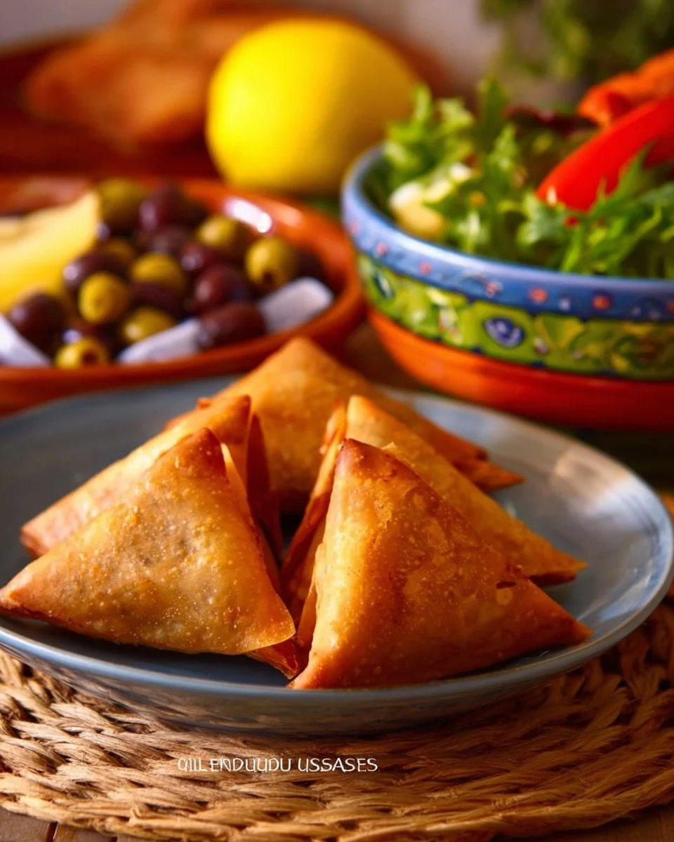 Bourek de Thon croustillant prêt à être dégusté