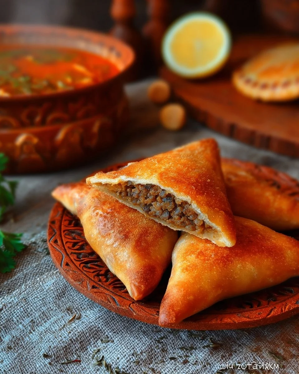 Briouates à la viande hachée