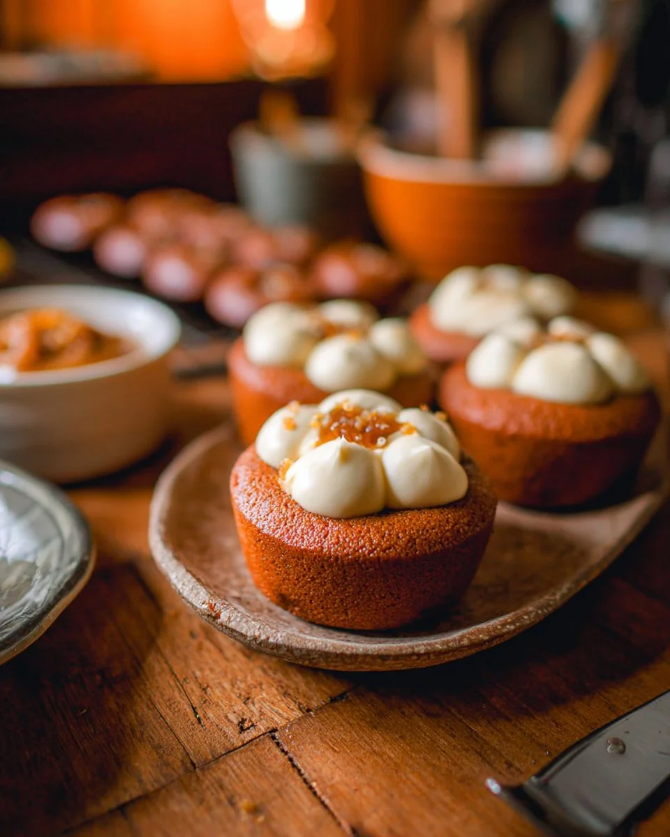 Financiers aux dattes et fleur d'oranger