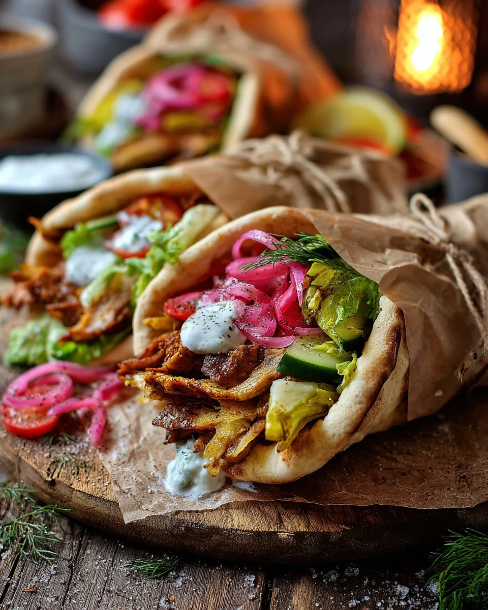 Facile : Gyros Végétaliens (Sandwich Grec)