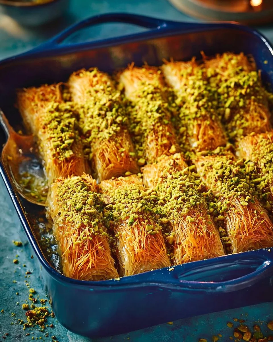 Kataifi aux noix, un dessert traditionnel croustillant et savoureux