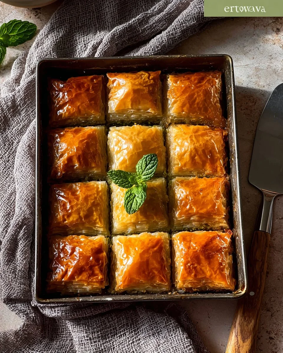 Kolokithopita traditionnelle, tourte grecque au potiron savoureuse.