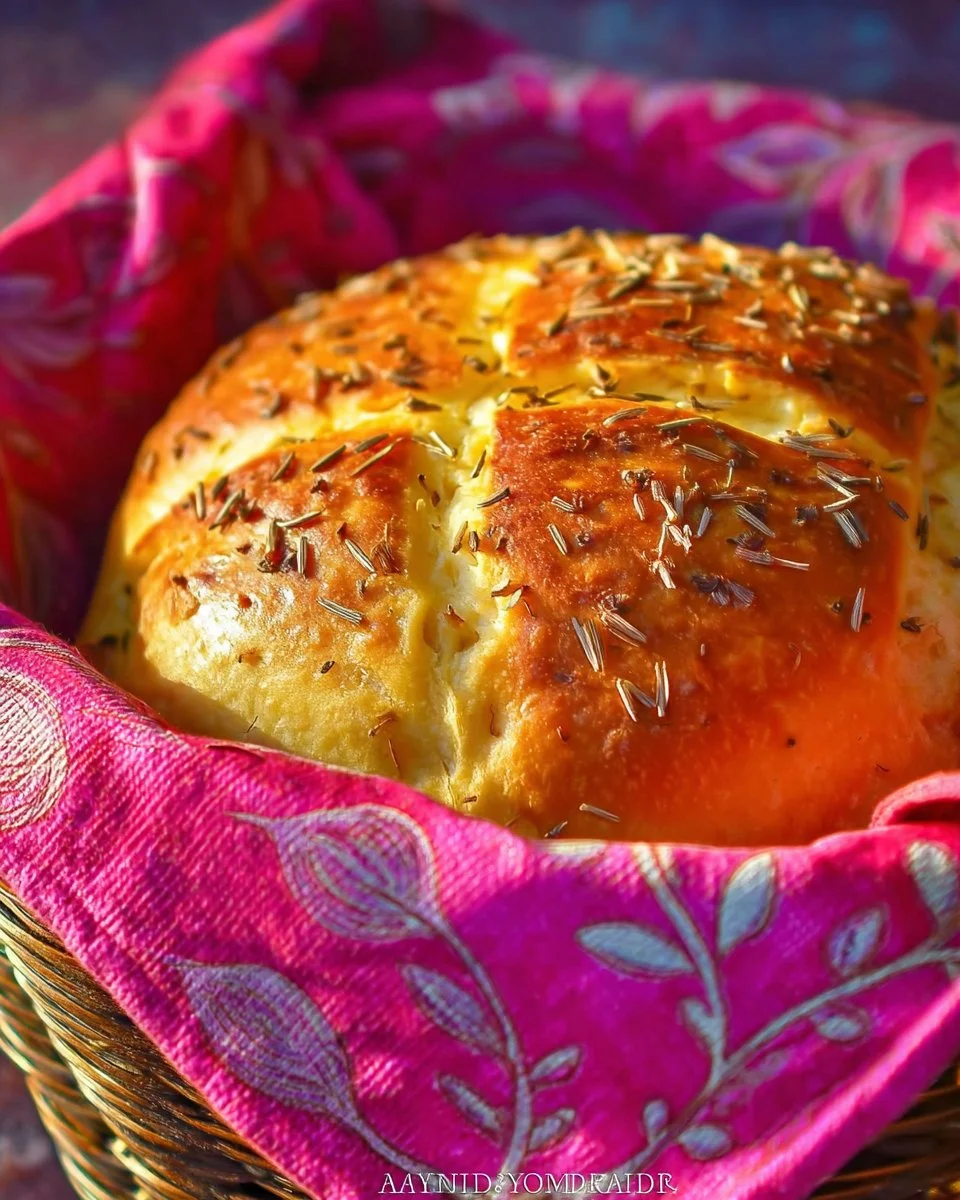 Recette de pain algérien au four ultra moelleux, prêt à déguster.