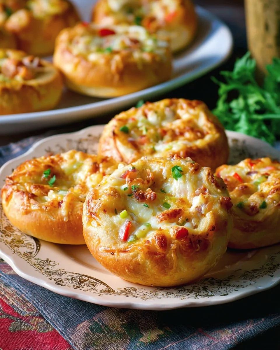 Pâtisseries Farcies au Curry de Poulet