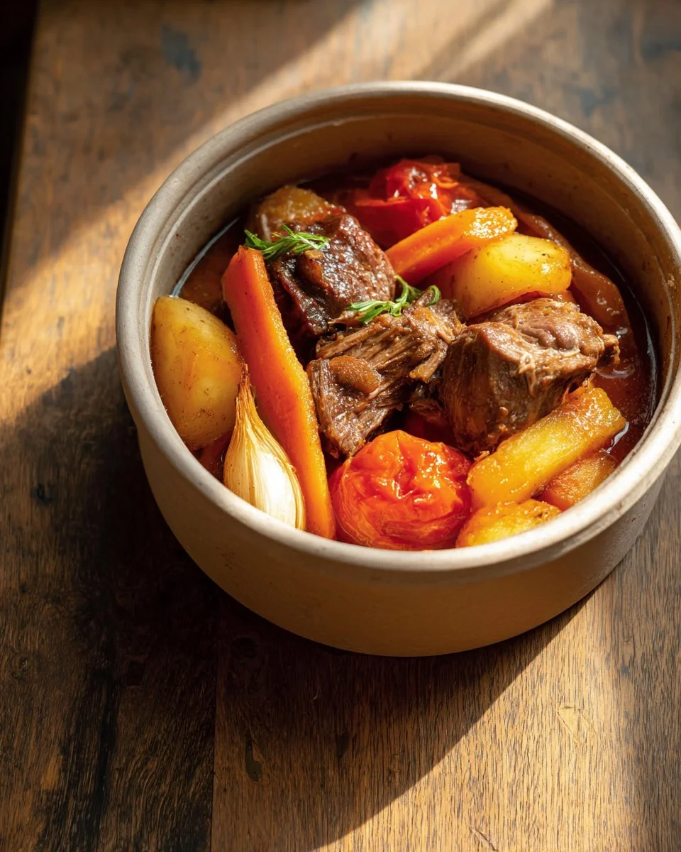 Pot-au-feu de boeuf à la tomate | RICARDO