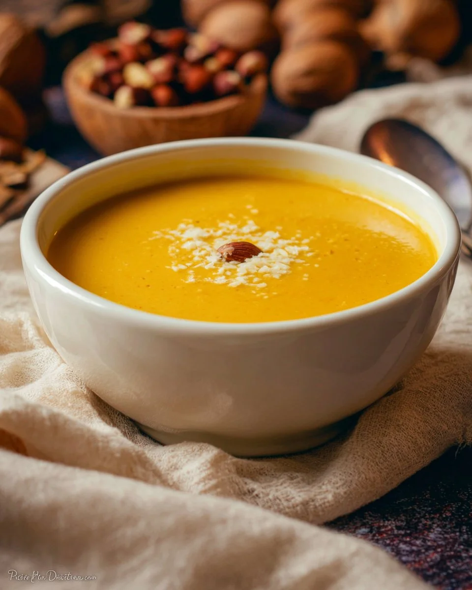 Pumpkin Soup with Chestnuts