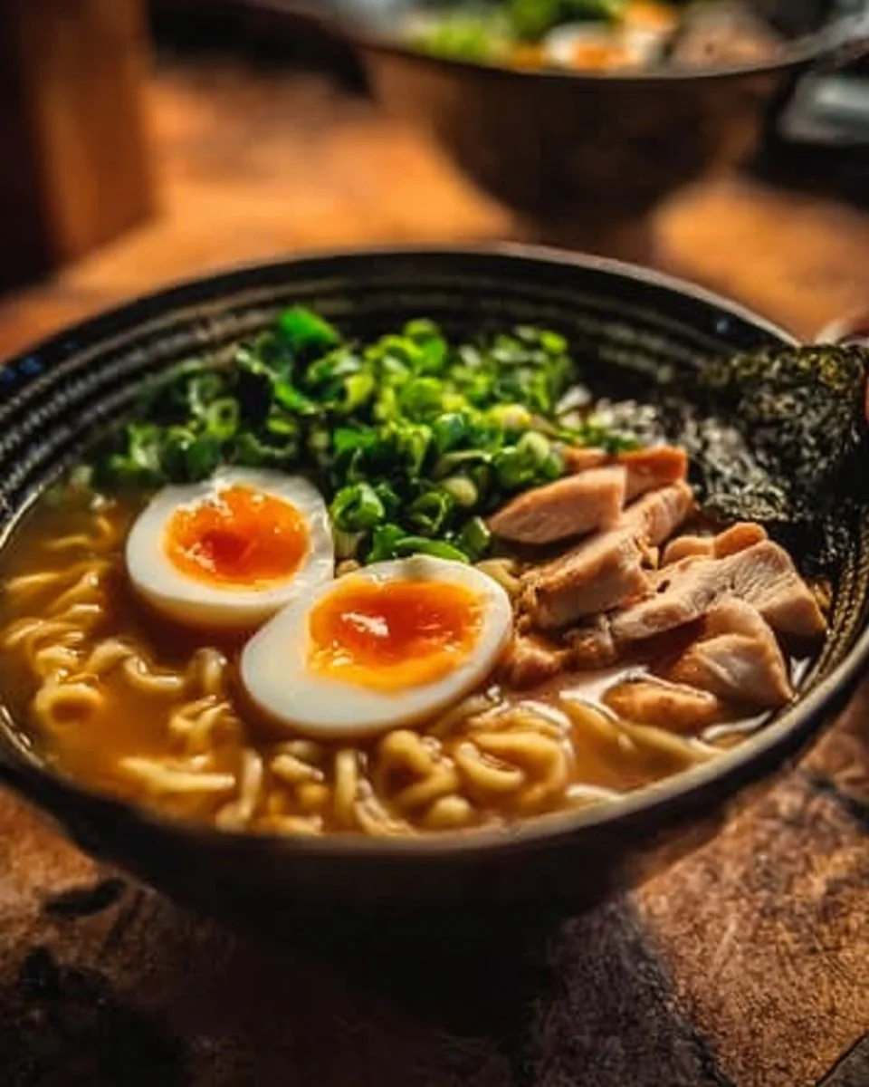 Ramen au poulet facile