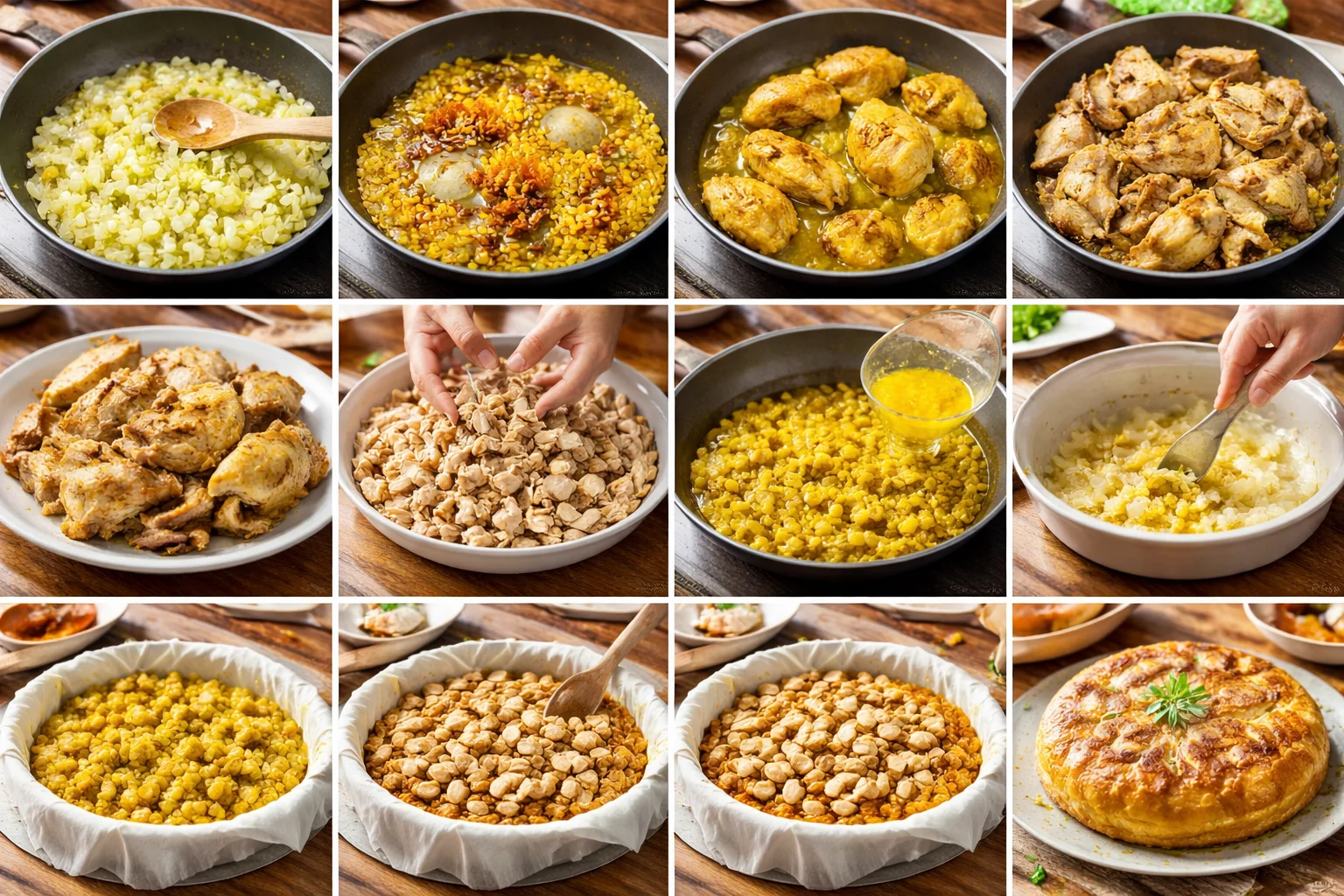 Régalons-nous avec une délicieuse pastilla poulet marocaine