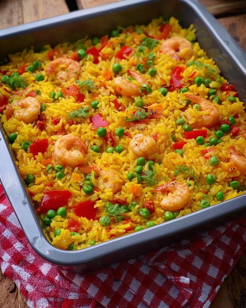 Riz Basmati aux Crevettes et Légumes