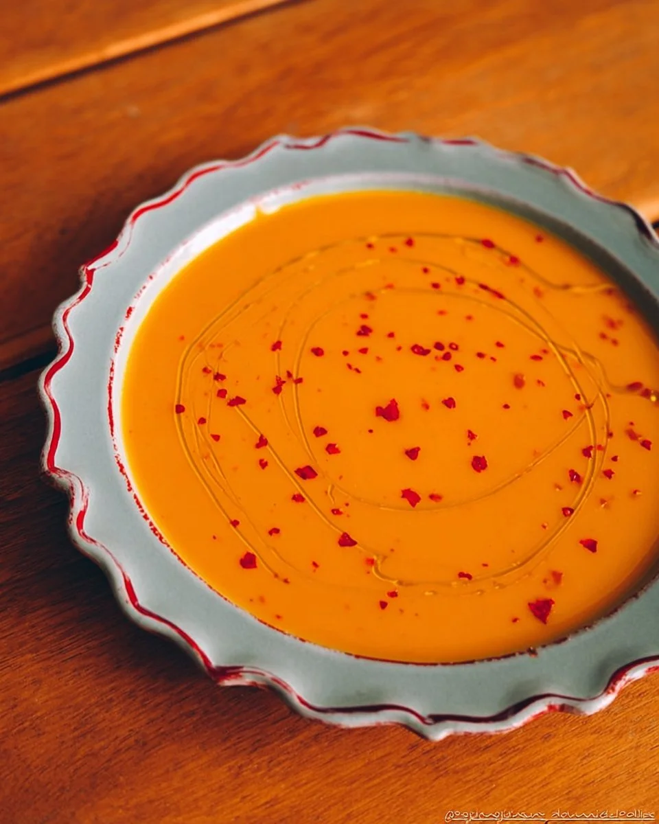 Soupe de lentilles rouges