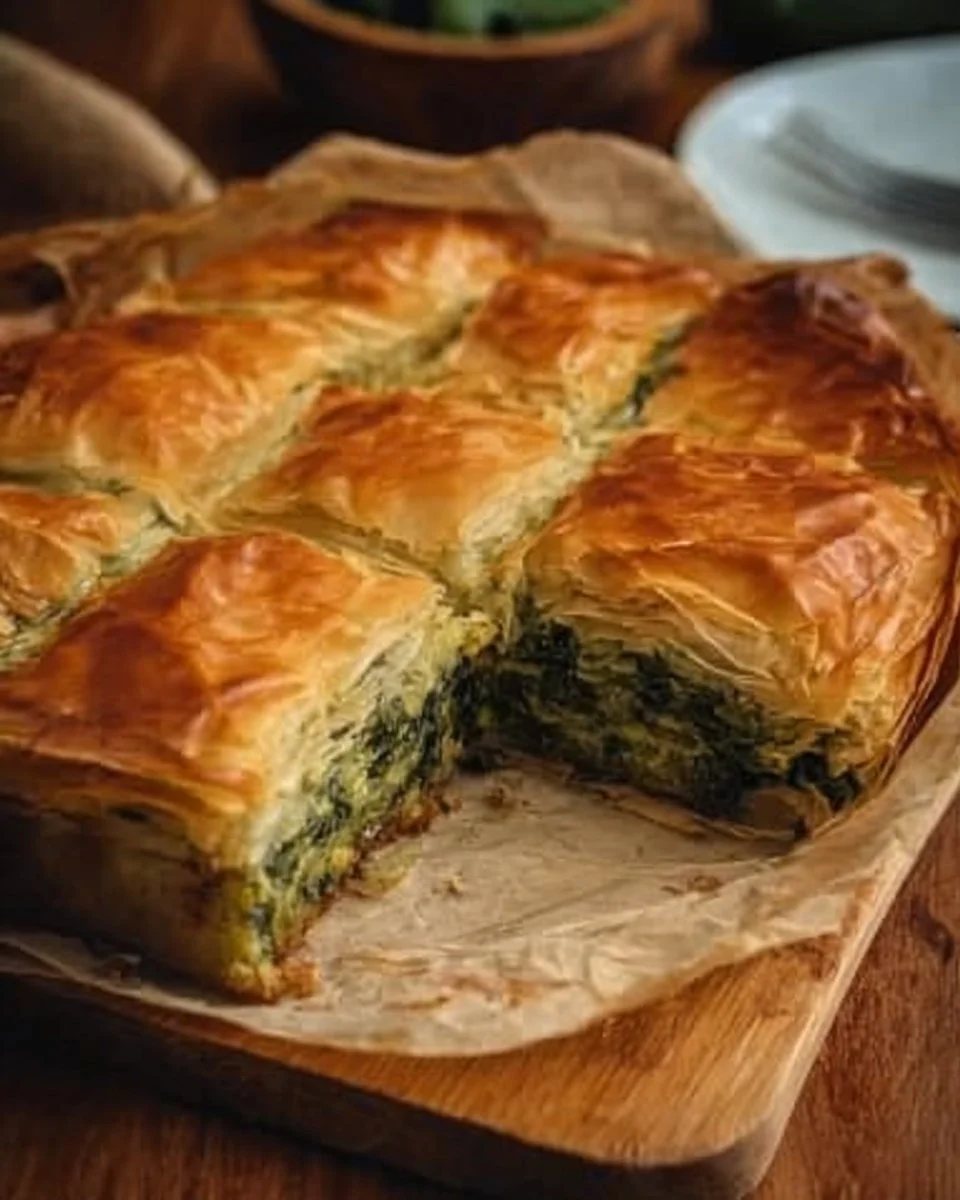 Spanakopita, Greek spinach pie
