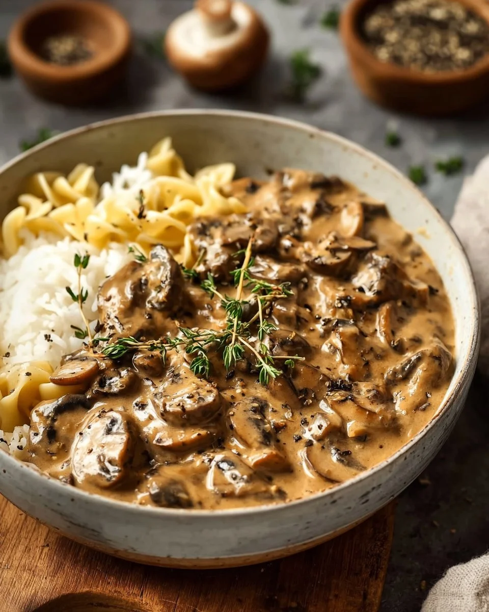 Stroganoff de champignons