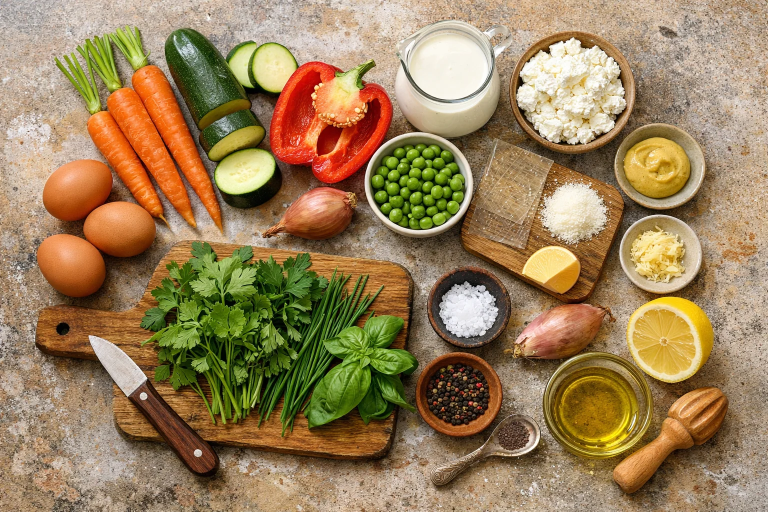 terrine de légumes froide