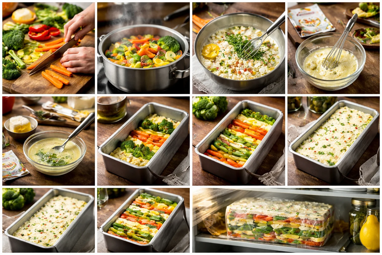 terrine de légumes froide