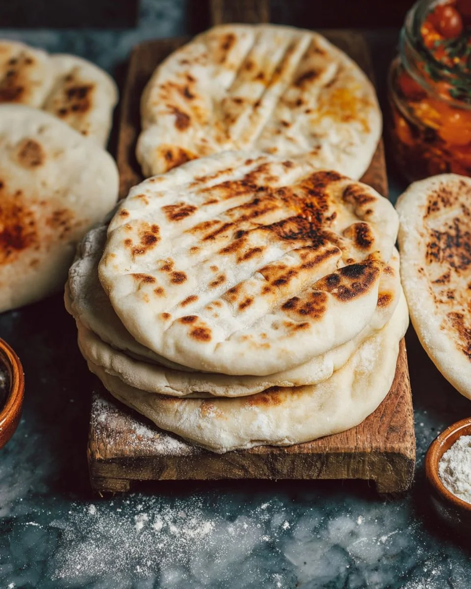 The very easy recipe for Greek pitas