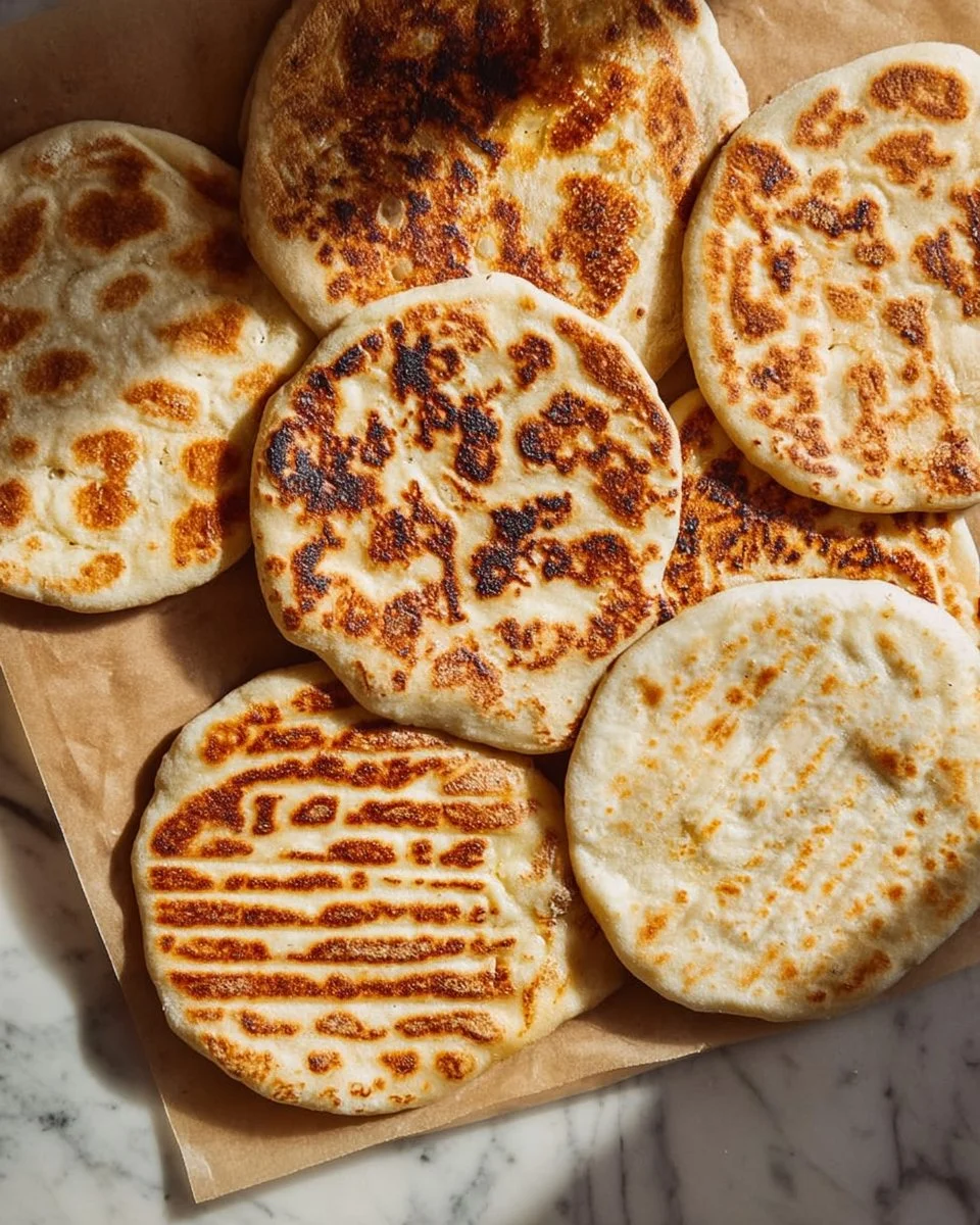 The very easy recipe for Greek pitas