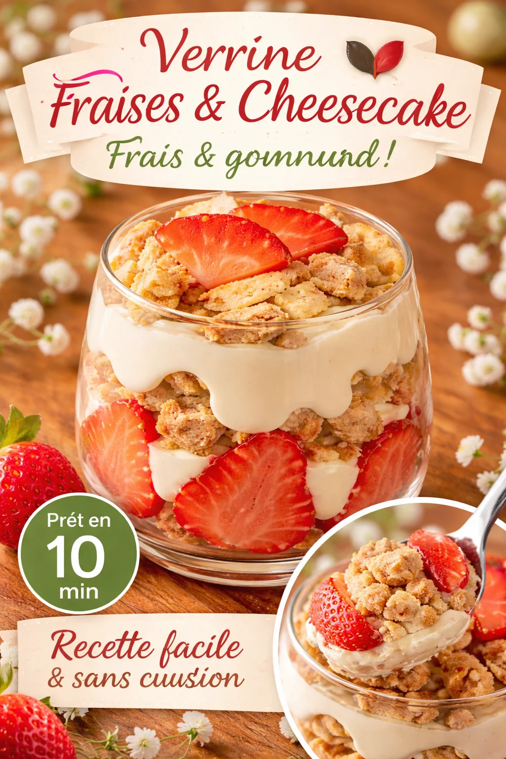 Tiramisu fraise : une recette gourmande et onctueuse à essayer