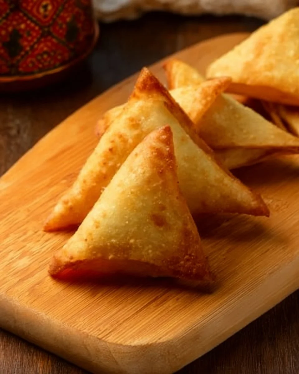 Briouates with fresh cheese and smoked salmon