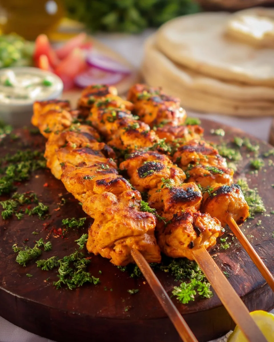 Brochettes de poulet